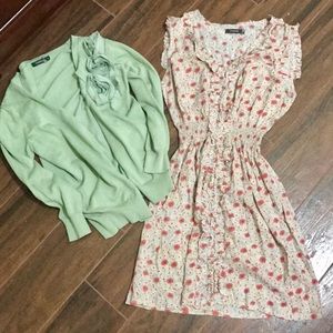 Theme's beautiful Dress and Cardigan set❤️